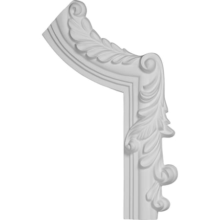 Ekena Millwork Panel Moulding Corner, High Density Urethane, 11 in H, 7 in W PML07X11HI-R